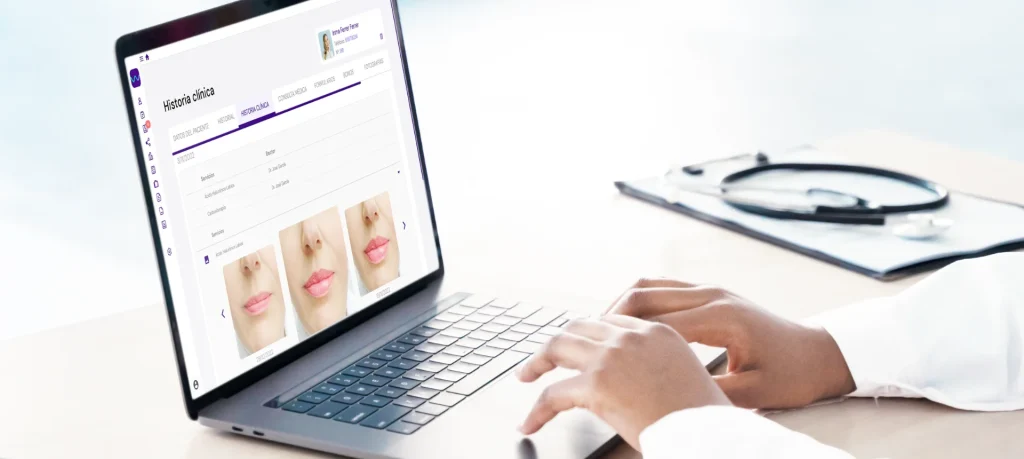 fotografias seguimiento evolucion paciente software medicina estetica